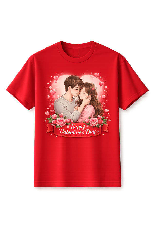 ChatGPT Image Feb 8, 2026, 11_40_30 PM Custom Printed T-Shirt | Personalized Red Tee