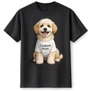 ChatGPT Image Feb 8, 2026, 11_48_37 PM Custom Printed T-Shirt | Personalized Black Tee