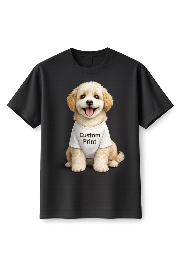 ChatGPT Image Feb 8, 2026, 11_48_37 PM Custom Printed T-Shirt | Personalized Black Tee