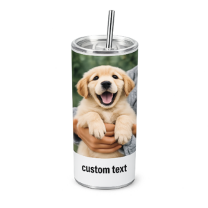 Custom Sublimation Tumbler 20 OZ | Personalized Skinny Tumbler