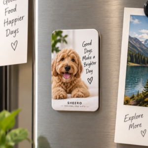 Custom Rectangle Photo Magnet | Personalized Fridge Magnet