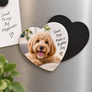 Personalized Heart Magnet | Custom Photo Gift Magnet