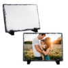 Personalized Slate Rock Photo Frame – 6 x 7.9 Inch Custom Stone Print