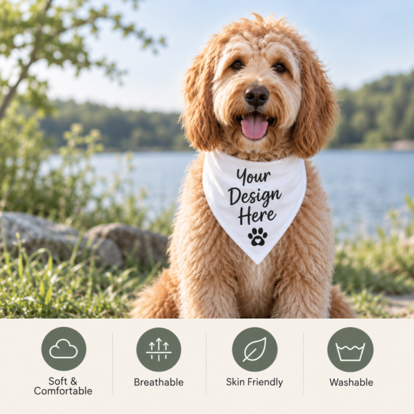 ChatGPT Image Sep 15, 2026, 03_35_13 PM Personalized Dog Bandana | Custom Pet Name & Photo Bandana
