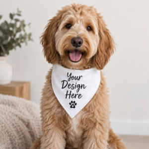 Personalized Dog Bandana | Custom Pet Name & Photo Bandana