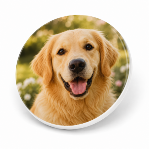 Custom Ceramic Photo Coaster – Personalized Drink Coaster with Cork Backing